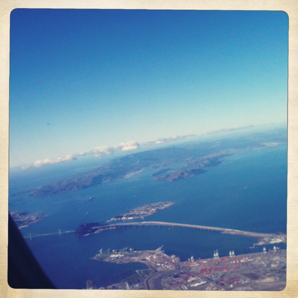 Flying over Oakland